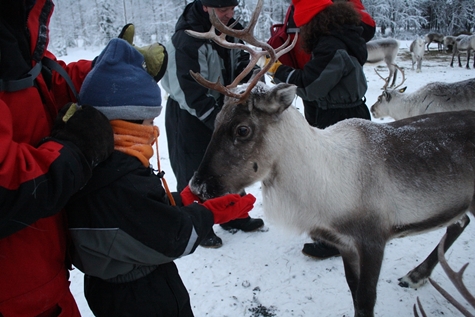 Navidad 2012 en Laponia Familia Pesquera