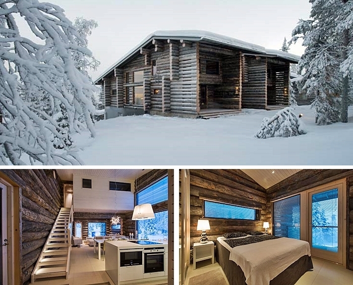 Ruka Villa Kuusirinne papa noel en laponia pnel