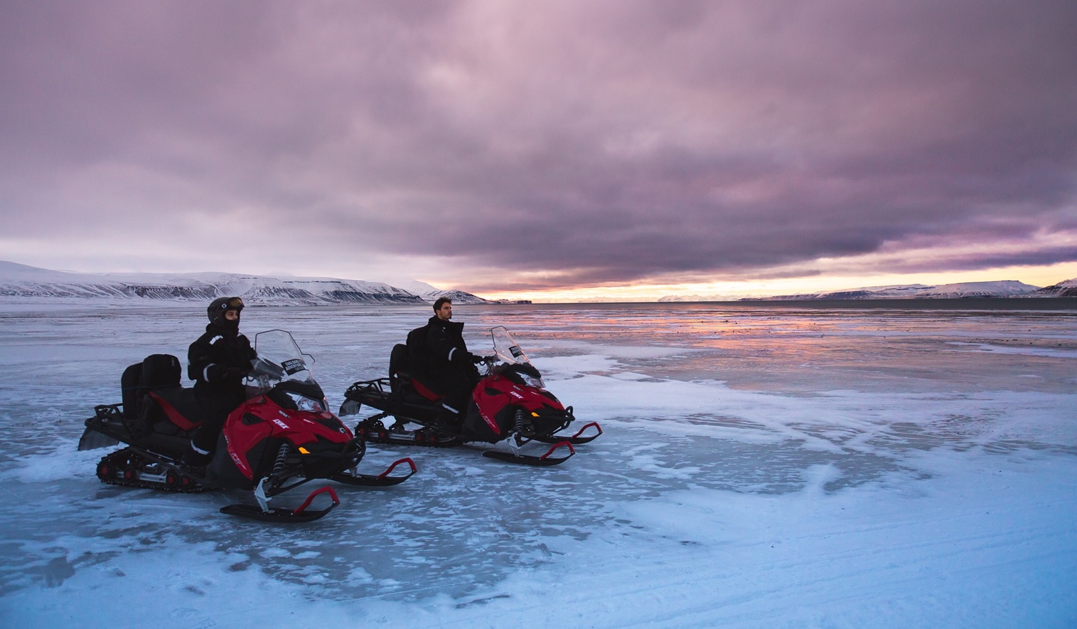 Snowmobile ride