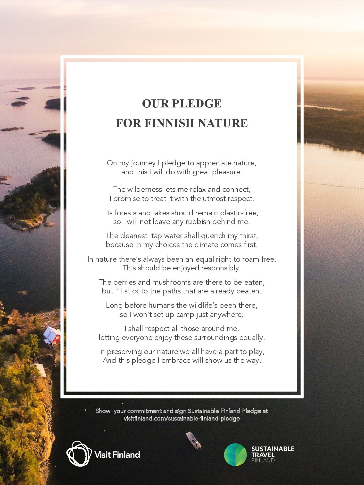nuestro compromiso con la naturaleza finlandia
