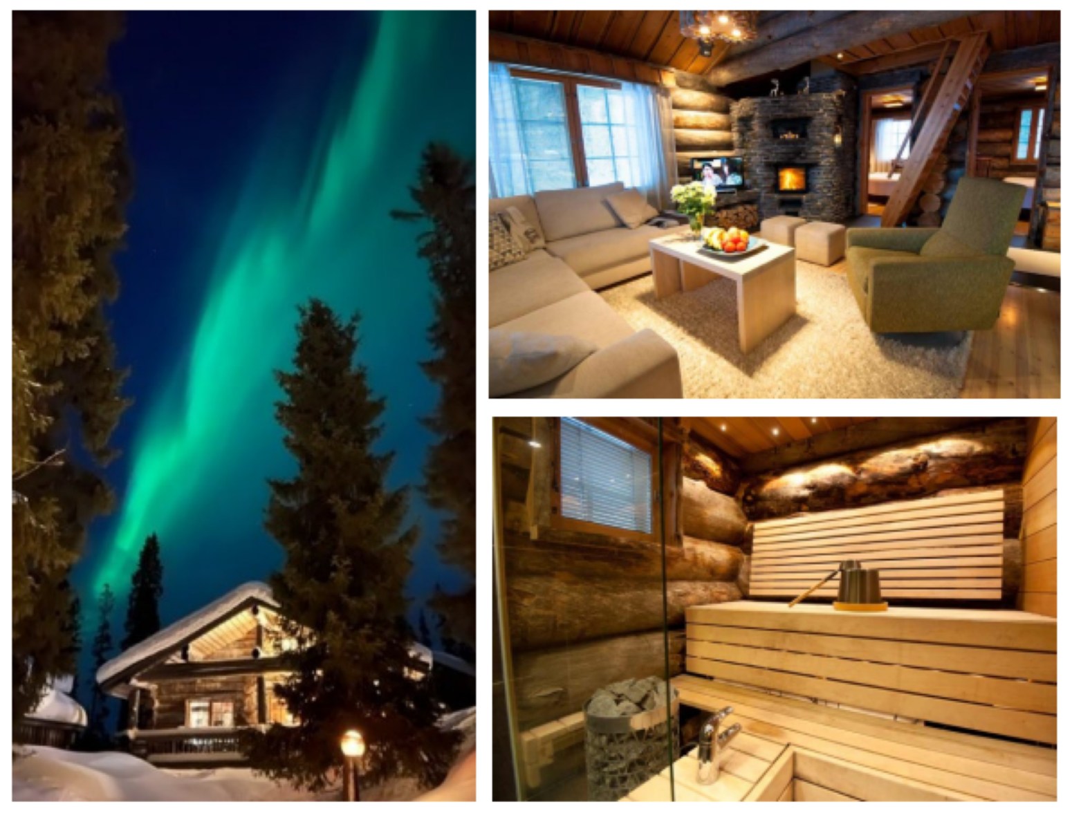 cabaña Vuosselinjarvi en Ruka Laponia