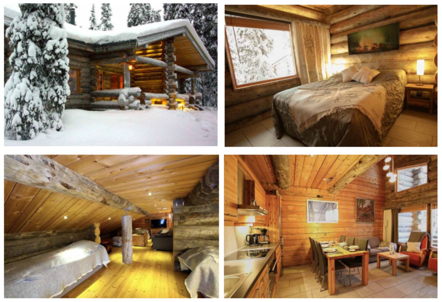 cabaña Vuossel en Ruka Laponia